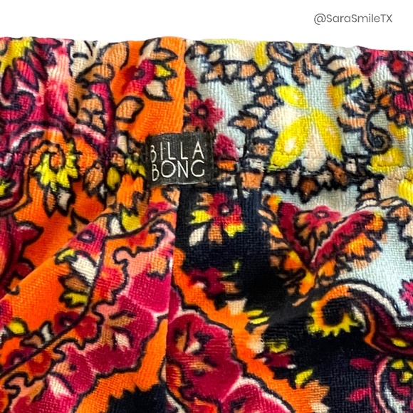 BILLABONG - Gypsy Den - Boho Print Plush Velvet Leggings - Picture 8 of 12